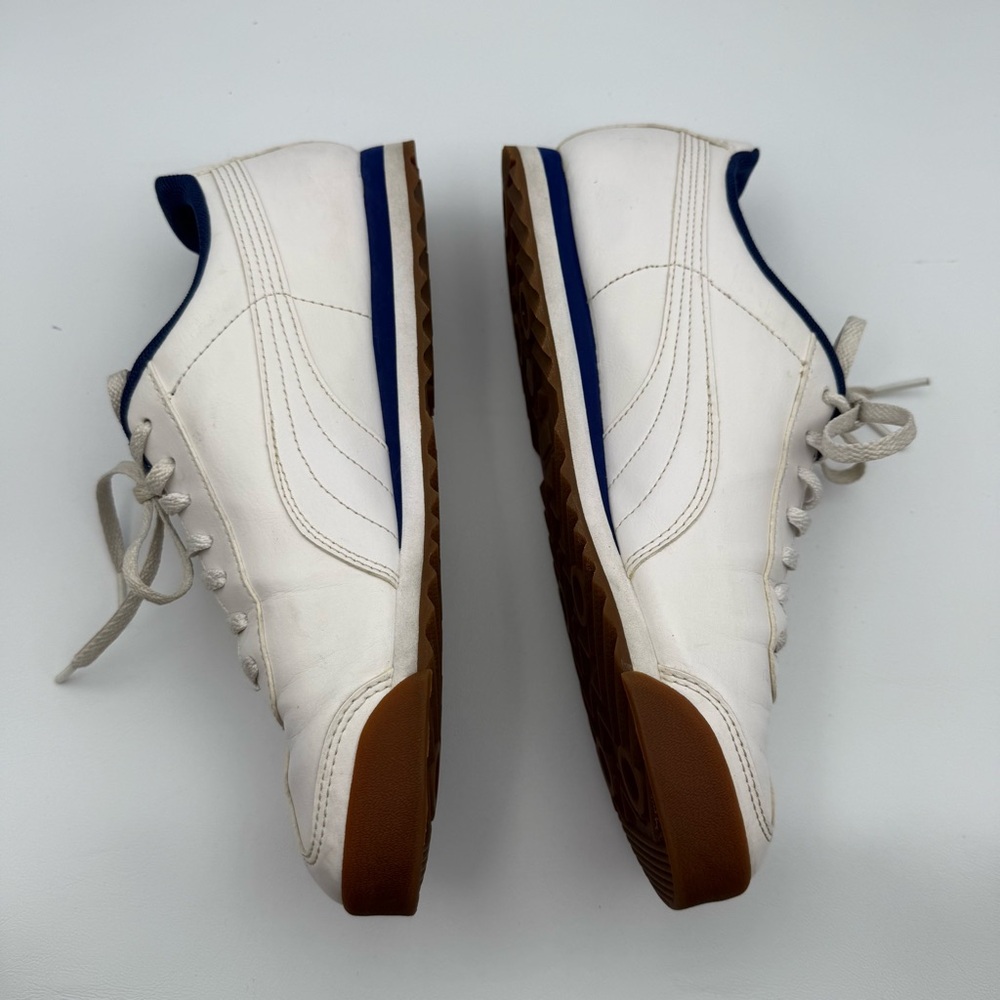 Puma Roma Classic 354259 41 Sneakers Men's White Gum Casual Shoes Sz 7 Retro - Picture 3 of 15